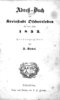 Adreß-Buch der Kreisstadt Oschersleben für das Jahr 1853
